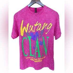 NWOT Wu-Tang Clan Short Sleeve Graphic Tee Pink Size Medium